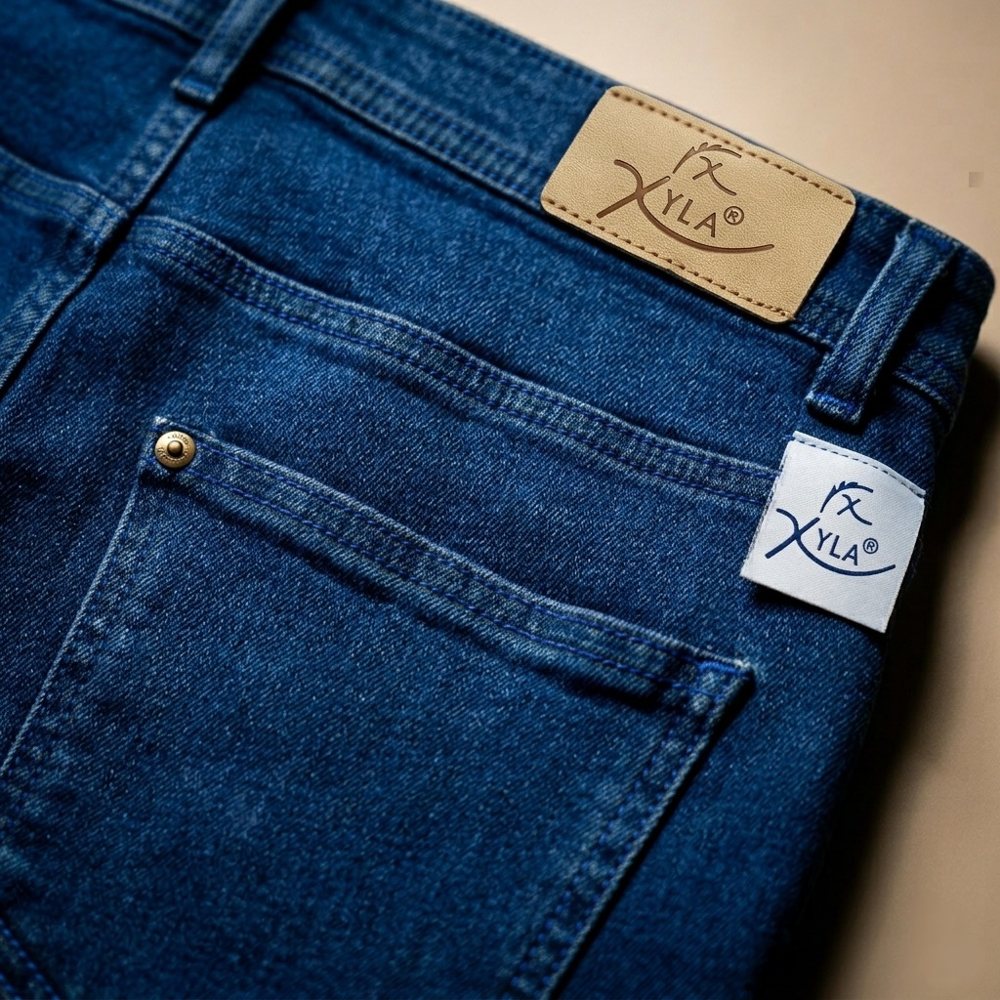 Straight Fit Jeans — Blue view 5