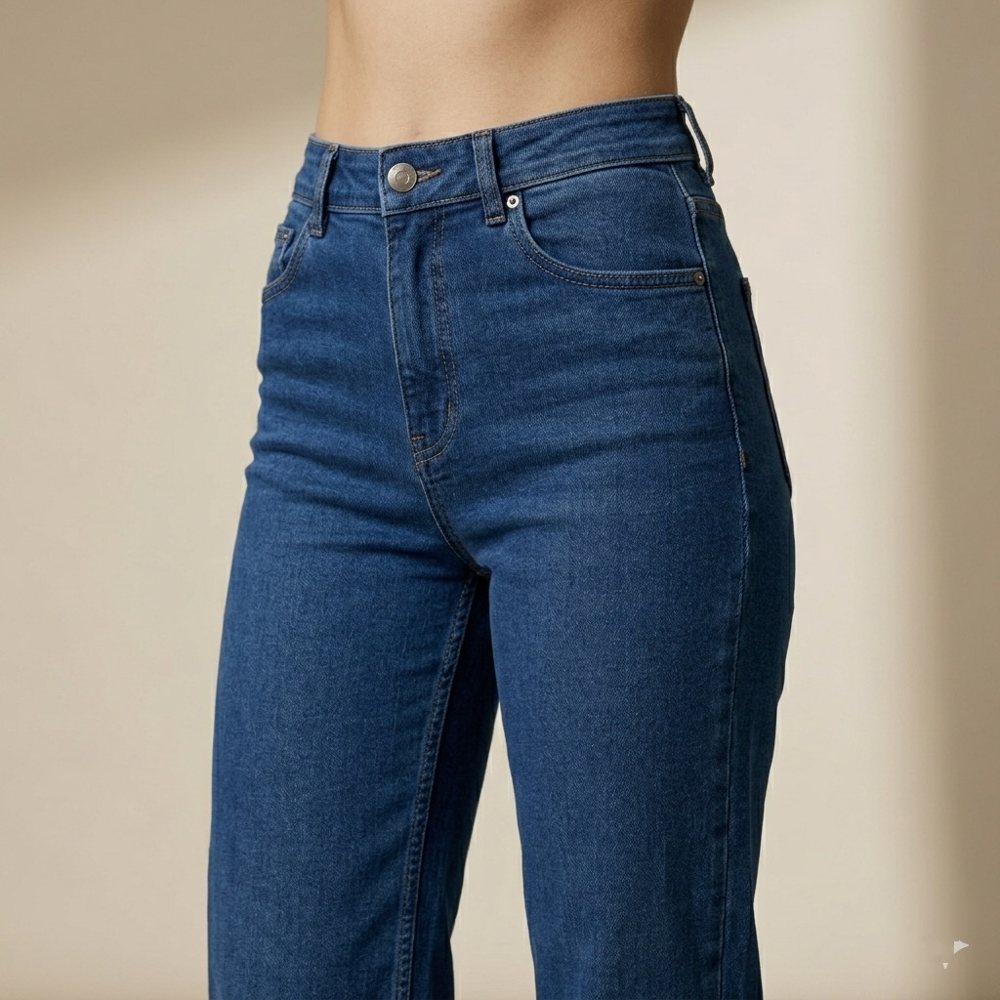 Straight Fit Jeans — Blue view 3
