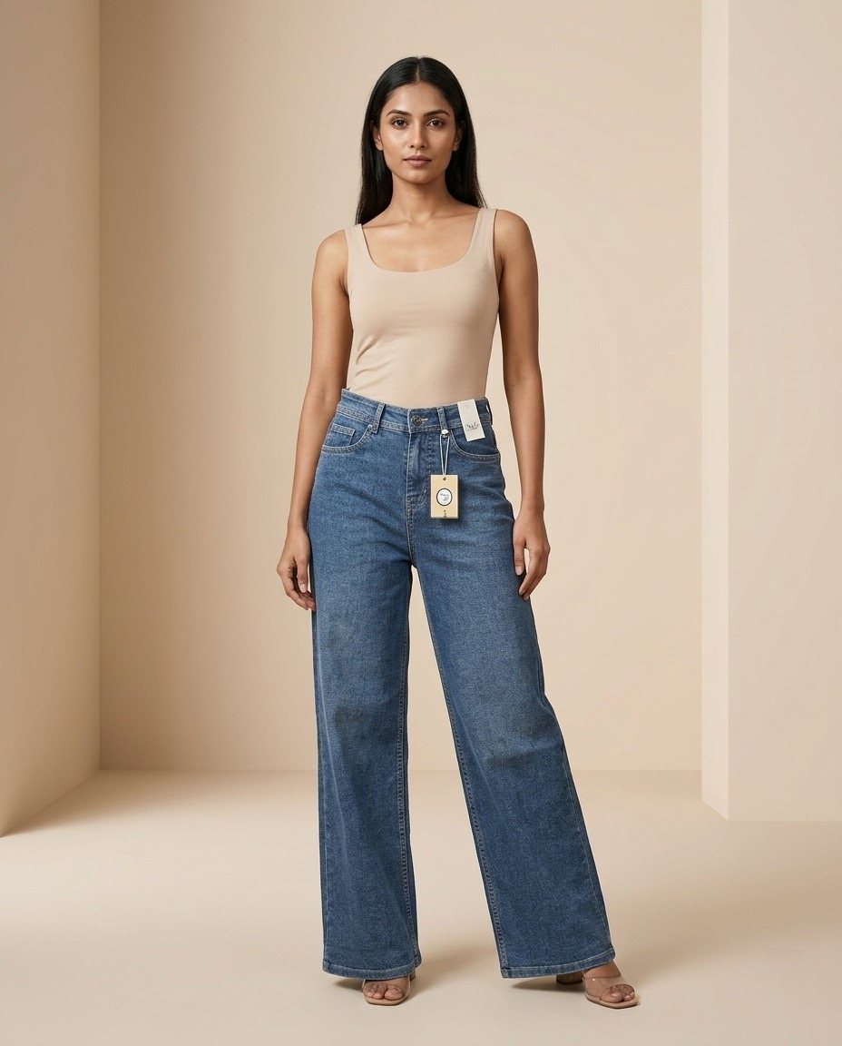 Wide Leg Jeans — Tint