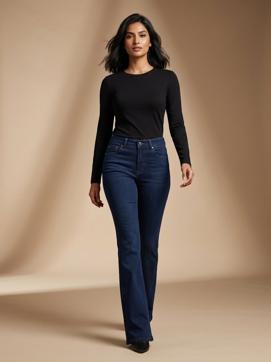 Bootcut & Flared Jeans — Dark Blue
